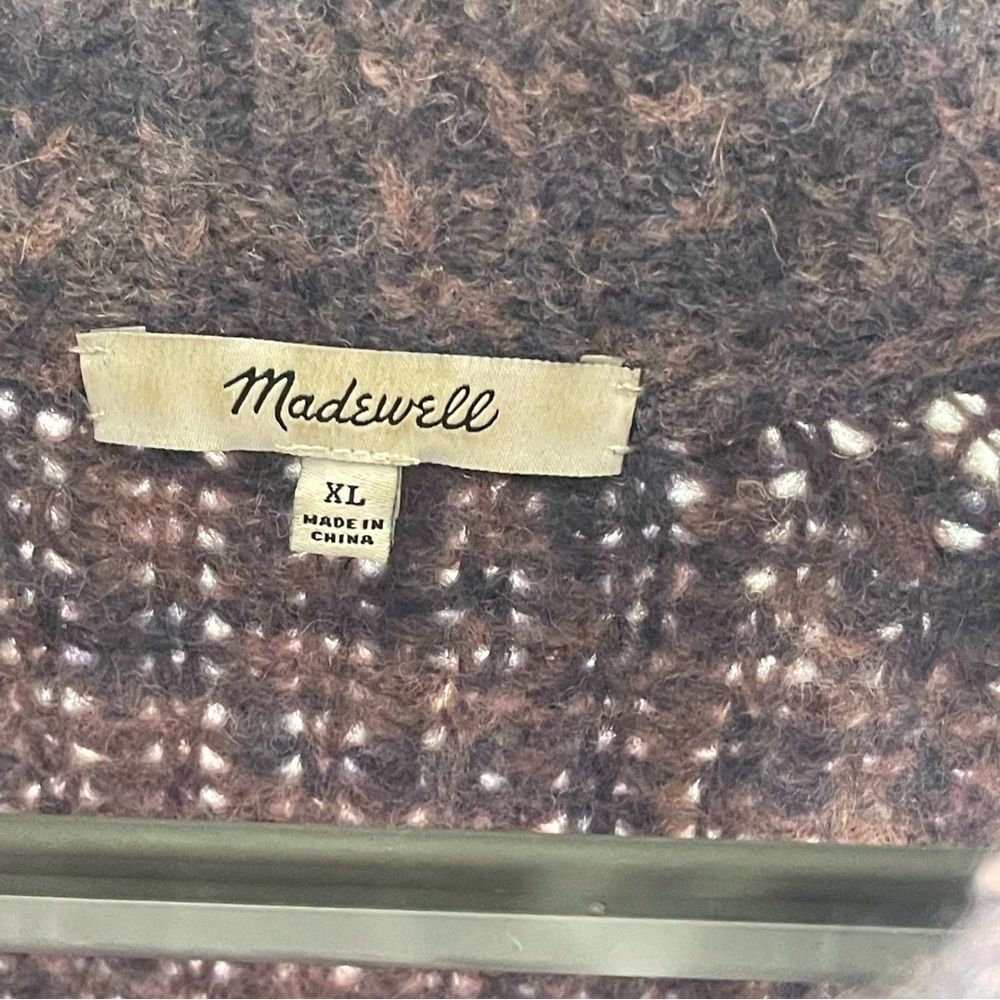 Madewell Pointelle Mockneck Pullover Sweater Size XL - Picture 7 of 15